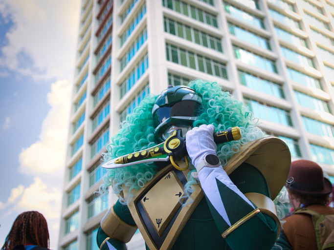 PR Green Big Hair